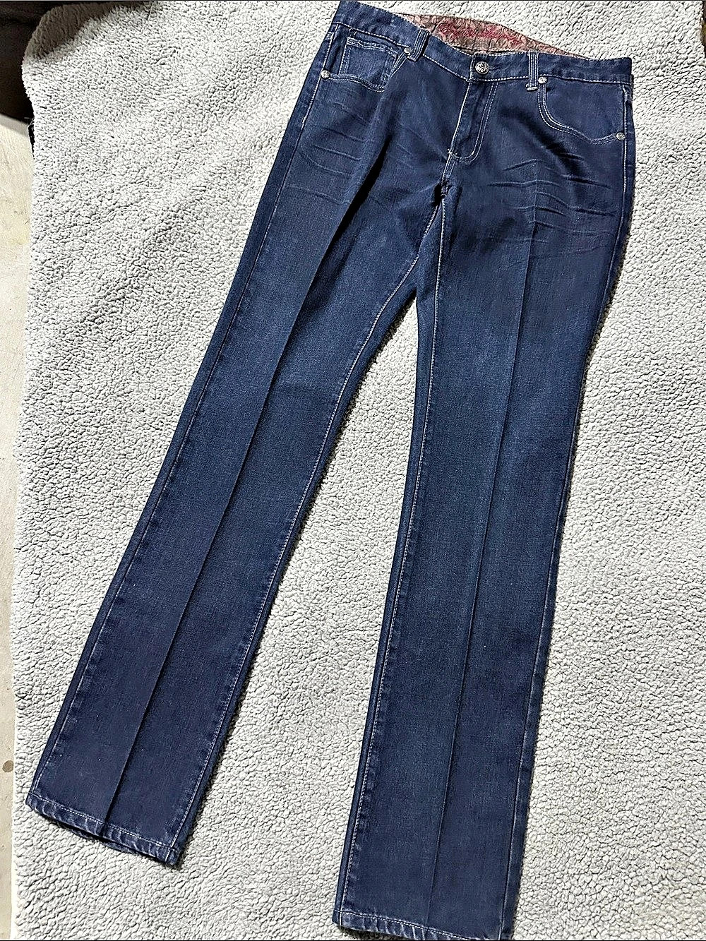 English Laundry Women’s Dark Wash Straight Leg Jeans Size 34 Stretch